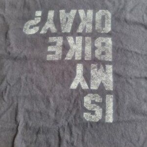 Is My Bike Ok? Novelty Men's T-shirt Size Medium